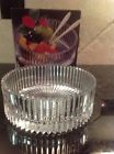 Wy247 Mikasa Bowl 1 Diamond - Hostess Crystal 8 " 4 Fire