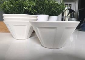 Dh100 Mikasa Set Of 4 Radiance Cereal Bowls White
