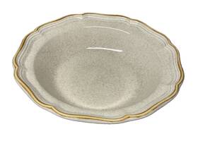 Ec400 Mikasa Garden Club Serving Bowl 9.75 Inch Japan Speckled Round Vintage Country