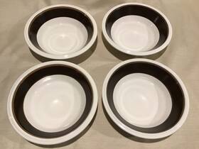 F9801 Mikasa Set Of 4 Premier Just Colors Coconut 7.25 Inch Soup/cereal Bowls