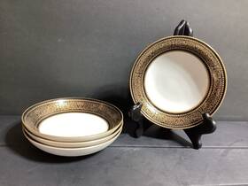 Jm14-042025 Mikasa Set Of 4 Mount Holyoke 5 5/8 Inch Fruit Bows