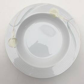 Mikasa Ldb12 Serenade Yellow Floral Fine China Rimmed Fruit Dessert Bowls Set Of 3