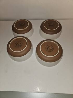 Mora Ceramics Hit Pause 786899622904 Ceramic Cereal Bowls Set Of 4 Perfect For Serving Salad And More