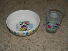 022514t Mouse Gibson Disney Ceramic Mickey 8476 Juice Bowl Glass Minnie