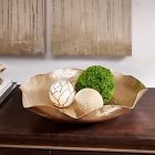 Mp162-0277 Madison Park Hex Bowl In Gold Finish 086569017826