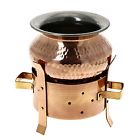 Mpn-copper Burner Handi 5 Inch Shalinindia Angithi Food Warmer And