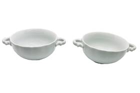 1814 Mutschenreuther Germany Mutschenreuther- 2 Set Sugar Bowls Made In 4 Inch X White