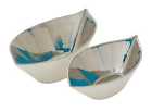 N-a Benzara Great Ceramic Silver Bowl Set Of Home 758647597529