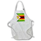 N-a By Zimbabwe Flag Medium Length Apron 0888414597978