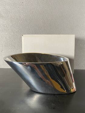 5294 Namb Nambe Butterfly Chip Dip Serve Ware Neil Cohen Design 2008 Signed Modern Scarce