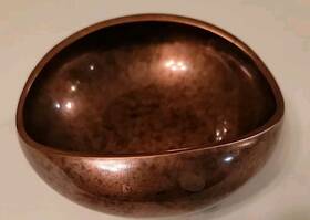 Mt0401 Namb Lou Henry For Nambe 7.5 Inch Heritage Pebble Bowl Copper
