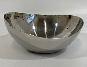 Mt1190 Namb Nambe Sena Seidenfaden Stainless Serving Bowl Dips Side Dish 8 Inch