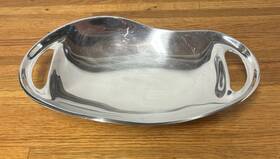 Mt1360 Namb Nambe Steve Cozzolino 2019 Serving Bowl With Handles Rare