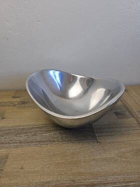 1967-569 Nambe Alloy Butterfly Bowl. Verybeautiful Bowl Design . 8 Inch X4 Made In