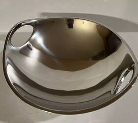 Nambe 761323006130 Handled 10 Inch Serving Bowl For Snacks Nuts And Fruit Beautiful