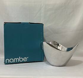 Mt1107 Nambe Wave Bowl Stainless Steel 9 Inch X 6