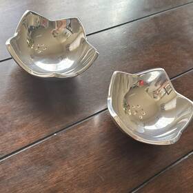 Mt1561 Nambe Sean O Hara Alloy Mini Star Bowl Set Of 2
