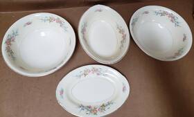 B49n5 Nautilus B42n5 4 Eggshell Oval-shaped Serving Bowls K41n5 N687 H
