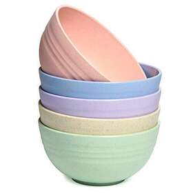 Fr-straw-29h-145 Nawovao Wheat Straw Bowls Small Snack - 12 Ounces Unbreakable