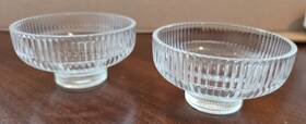 Nespresso 630585318004 Set Of 2 Affogato Glass Dessert Bowls 5.4oz Tempered Dishwasher Safe