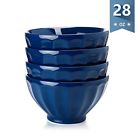 4-navy-2 Newflutedbowls-28oz-set Sweese Fluted Latte Bowl Set Ounce Stable And Deep Microwavable