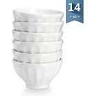 1115 Newflutedbowlset14ozwhite Sweese Porcelain Fluted 757170818859