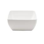 Nlxkuwg1ij Squared White Serving Bowl Diamond Square Melamine Stackable 0847207022868