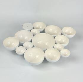 Phr01 Nora Fleming Inch Bubble Bowl Enameled Metal Snack Charcuterie Serving Dish Tray