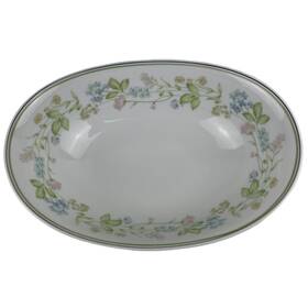 2606 Noritake Essence Vegetable Bowl 10 Inch Vtg Multi-color Floral Green Japan B