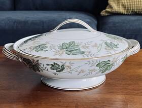 5312 Noritake China Daphne Covered Vegetable Bowl Vintage 1960 Very Nice