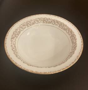 6677 Noritake China Round 9.5 Inch Serving Bowl Cromwell Vintage Discontinued