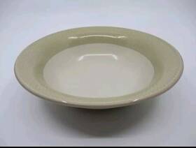 8044 Noritake Set Of 6 Noritaki Stoneware Safari Cream 7 1/2 Inch Cereal Bowl Soup Discont