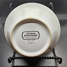 8364 Noritake Stoneware Woodstock 6 5/8 Inch Rimmed Cereal Bowl