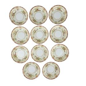 N796 Noritake Vintage Rare M Morimura Set Of 11 Berry Dessert Sauce Bowls 5.25 Inch