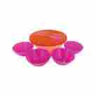 Oc163 Bulk Buys Salad Set Features Bowl With Lid And 4 Serving Great For Camping Plastic Ne 731015188239