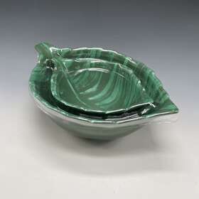 Opalhouse 191908471648 2pk Leaf Melamine Nesting Bowls Set Summer Tropical
