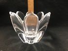 Orrefors Mayflower Crystal Bowl Signed Johansson Swedish