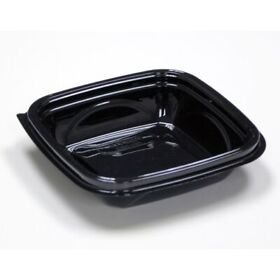 Sab0508 Pactiv Pet 5inch X 1inch 8 Oz Black Bowls 504 Cs