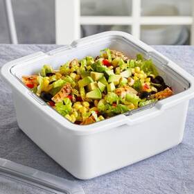 100091 Pampered Chef Large 2.5 Quart Cool And Serve 4pc Serving Bowl System Set