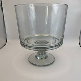16086 Pampered Chef Trifle Bowl With Pedestal Round Dessert Display Stand Friends