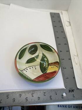 Yd-1137k Pampered Chef Ceramic Olive Oil Condiment Dipping Bowl 12