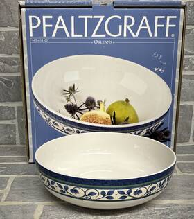 Pfaltzgraff 025398469109 Orleans Pattern Round Vegetable Bowl 8.5 Inch Serving Iob