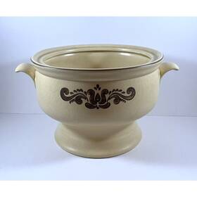 6-160 Pfaltzgraff Village Collection 4 Quart Soup Tureen Stoneware Bowl Only Vtg