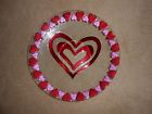 5091718 Pfaltzgraff Painted Heart Hand Bowl Glass