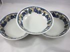 Pier Imports Lot Of English Salad Bowls Decorated With Grapevine