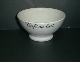 Pillivuyt 871638000508 Cafe Au Lait White Porcelain Coffee Bowl 13 Oz. France