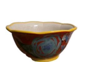 Pioneer Woman 085081442697 Celia Red Stoneware Soup / Cereal Bowl Cottage Garden Farmhouse