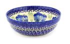 P4800a Polish Zaklady Pattern Ceramiczne Boleslawiec Stoneware Bowl Pottery