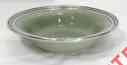Por0105 Por0106 9 Arte Pewter Portofino Pasta 2 Bowl Italica Ceramic Italy Sage