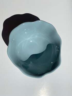 Cpkc79327-xs Portmeirion New Sophie Conran For Floret 7 Inch Blue Bowl Made In Portugal